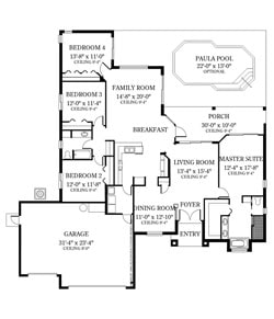 The Rembrandt 4 Bedroom Floor Plan